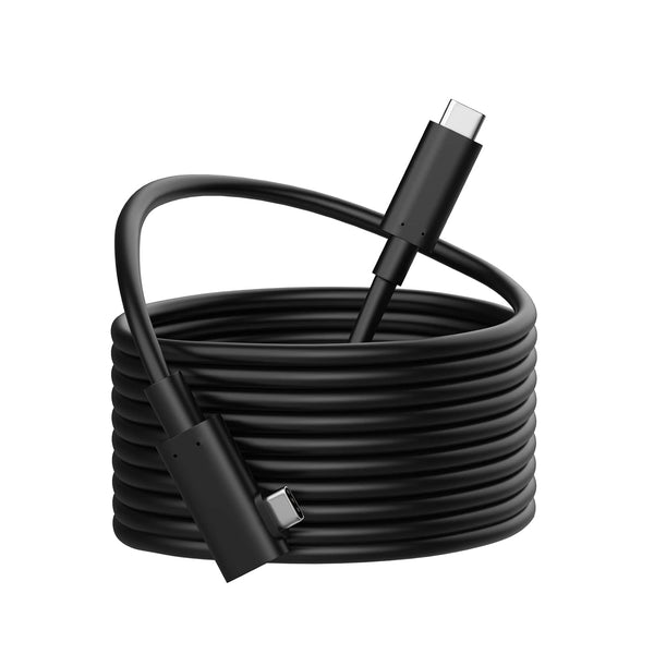 20-foot Waterproof Fiber Optic USB-C to USB-C Cable for Underwater Camera Use
