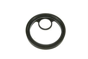 Outex Accessories Miscellaneous Copy: Black circular gasket with inner ring and loop, perfect for camera or tripod adaptors, shown on white background.