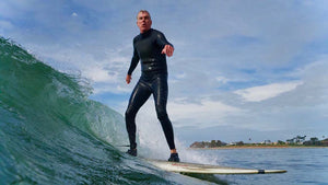Surfing with Outex underwater camera housing