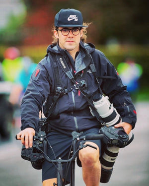 Bryan Keane, Irish Olympian turned sports photographer, using Outex waterproof camera housing to capture swimming and athletics at international competitions