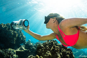 Taking Underwater Photos with the OUTEX Water Cover by Underwater Photographer Sarah Lee
