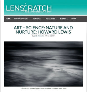 Magazine and Dow Museum of Art feature Howard Lewis B&W fine art photography.