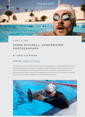 Professional Triathlon Photographer James Mitchell Relies on Outex Underwater Housing System