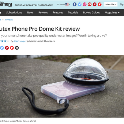 Outex Phone Pro Dome Kit review by Digital Camera World Review