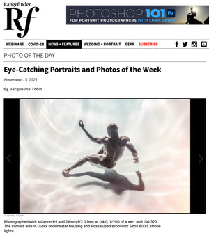 Rangefinder Magazine & Las Vegas Review-Journal Recognize Tomasz Rossa's underwater photo work.