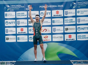 Triathlete Vasco Vilaça competing in a race