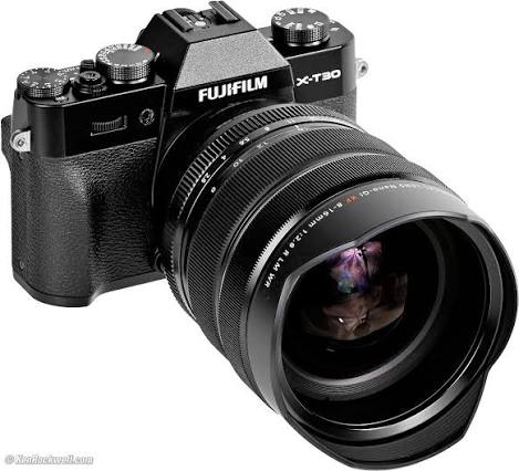 Fujifilm X-T30 mirrorless camera — compatible with Outex universal waterproof underwater housing system