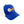 Blue and white Outex cap on a white background