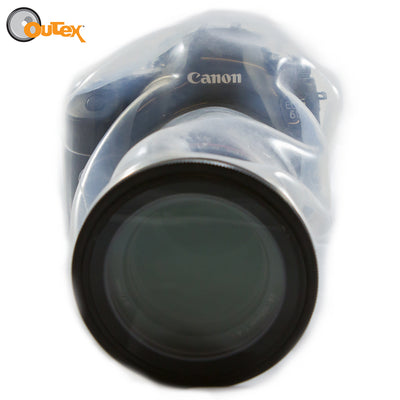 Front of Canon Camera with Protective Housing
