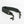 Black neck strap on a white background